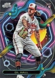 2023 Topps Cosmic Chrome Base Set DL Hall #25 card