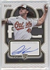 2023 Topps Definitive Collection Rookie Autographs DL Hall #DRA-DH card