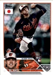 2023 Topps Japan Edition Base Set DL Hall #145 card