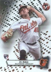 2023 Topps Pristine Base Set DL Hall #157 card