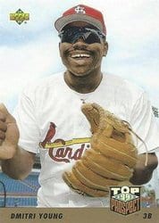 1993 Upper Deck Base Set Dmitri Young #428 card