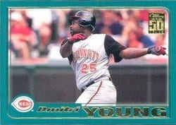 2001 Topps Base Set Dmitri Young #198 card