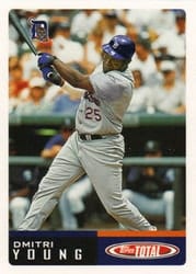 2002 Topps Total Base Set Dmitri Young #44 card