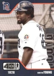 2002 Upper Deck 40-Man Base Set Dmitri Young #346 card