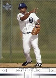 2002 Upper Deck Base Set Dmitri Young #606 card
