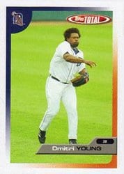 2005 Topps Total Base Set Dmitri Young #255 card