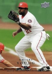 2008 Upper Deck Base Set Dmitri Young #167 card