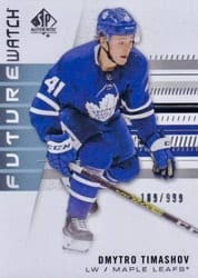 2019-20 SP Authentic Base Set Dmytro Timashov #243 card
