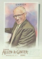 2020 Topps Allen & Ginter Base Set Doc Emrick #194 card