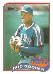 1989 Topps Base Set Doc Gooden #30 card