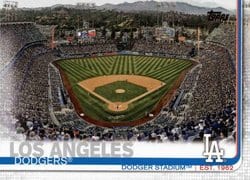 2019 Topps Base Set Dodger Stadium #254 card