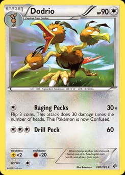 Plasma Storm Dodrio #100 card
