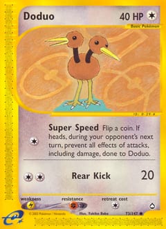 Aquapolis Doduo #73 card