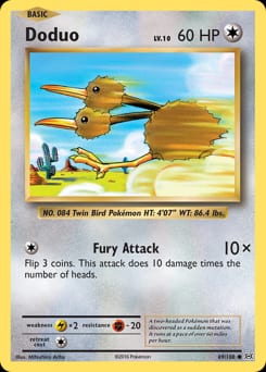 Evolutions Doduo #69 card