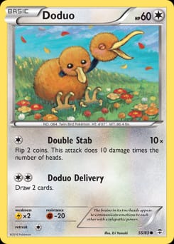 Generations Doduo #55 card
