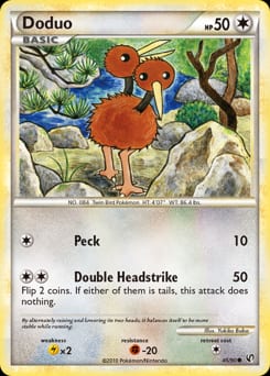 HS—Undaunted Doduo #45 card