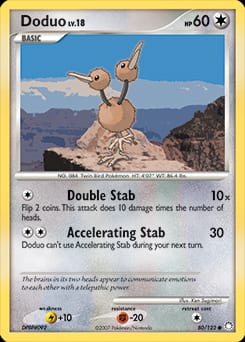 Mysterious Treasures Doduo #80 card