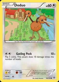 Plasma Storm Doduo #99 card