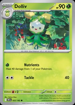 Destined Rivals Dolliv #22 card