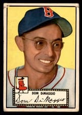 1952 Topps Dom DiMaggio #22 card