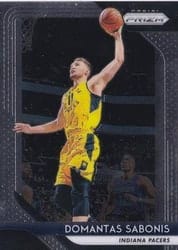 2018-19 Panini Prizm Base Set Domantas Sabonis #174 card