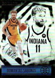 2020-21 Panini Illusions Base Set Domantas Sabonis #100 card