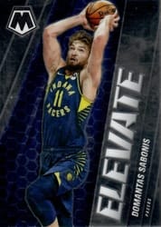 2020-21 Panini Mosaic Elevate Domantas Sabonis #6 card