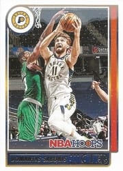 2021-22 Hoops Winter Base Set Domantas Sabonis #143 card