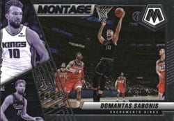 2021-22 Panini Mosaic Montage Domantas Sabonis #9 card