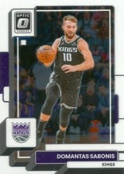 2022-23 Donruss Optic Base Set Domantas Sabonis #117 card