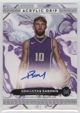 2023-24 Topps Motif Acrylic Drip Autographs Domantas Sabonis #ADA-DS