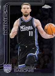 2025-26 Topps Chrome Base Set Domantas Sabonis #229 card