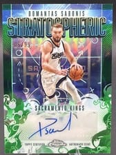2025-26 Topps Chrome Stratospheric Signatures Domantas Sabonis #SM-DS card