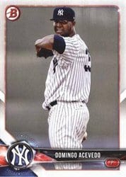 2018 Bowman Prospects Domingo Acevedo #BP32 card