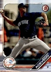 2019 Bowman Draft Base Set Domingo Acevedo #BD-102 card