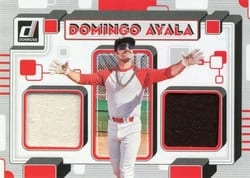 2022 Donruss Domingo Ayala Materials Domingo Ayala #DM-DA card