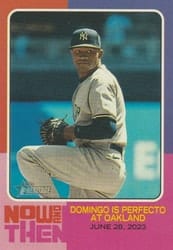 2024 Topps Heritage Now and Then Domingo Germán #NAT-11 card