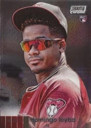 2020 Stadium Club Chrome Base Set Domingo Leyba #208 card