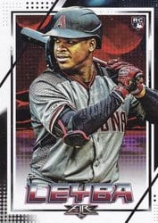 2020 Topps Fire Base Set Domingo Leyba #143 card