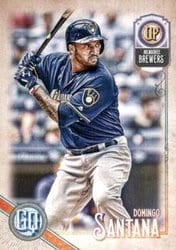 2018 Topps Gypsy Queen Base Set Domingo Santana #210 card