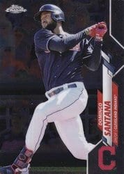 2020 Topps Chrome Update Base Set Domingo Santana #U-47 card