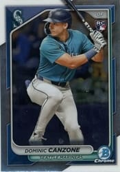 2024 Bowman Chrome Base Set Dominic Canzone #60 card