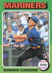 2024 Topps Heritage Mini Base Set Dominic Canzone #426 card