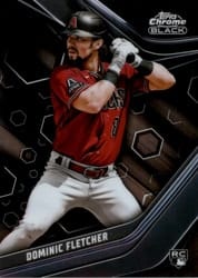 2023 Topps Chrome Black Base Set Dominic Fletcher #82 card