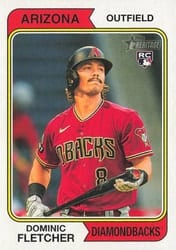 2023 Topps Heritage Base Set Dominic Fletcher #556 card