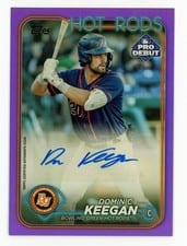 2024 Topps Pro Debut Autographs Dominic Keegan #PD-29 card