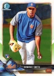 2018 Bowman Chrome Base Set Dominic Smith #44b card