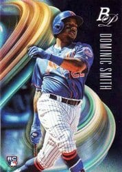 2018 Bowman Platinum Base Set Dominic Smith #35 card