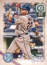 2018 Topps Gypsy Queen Base Set Dominic Smith #114 card