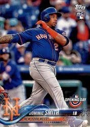 2018 Topps Opening Day Base Set Dominic Smith #119 card